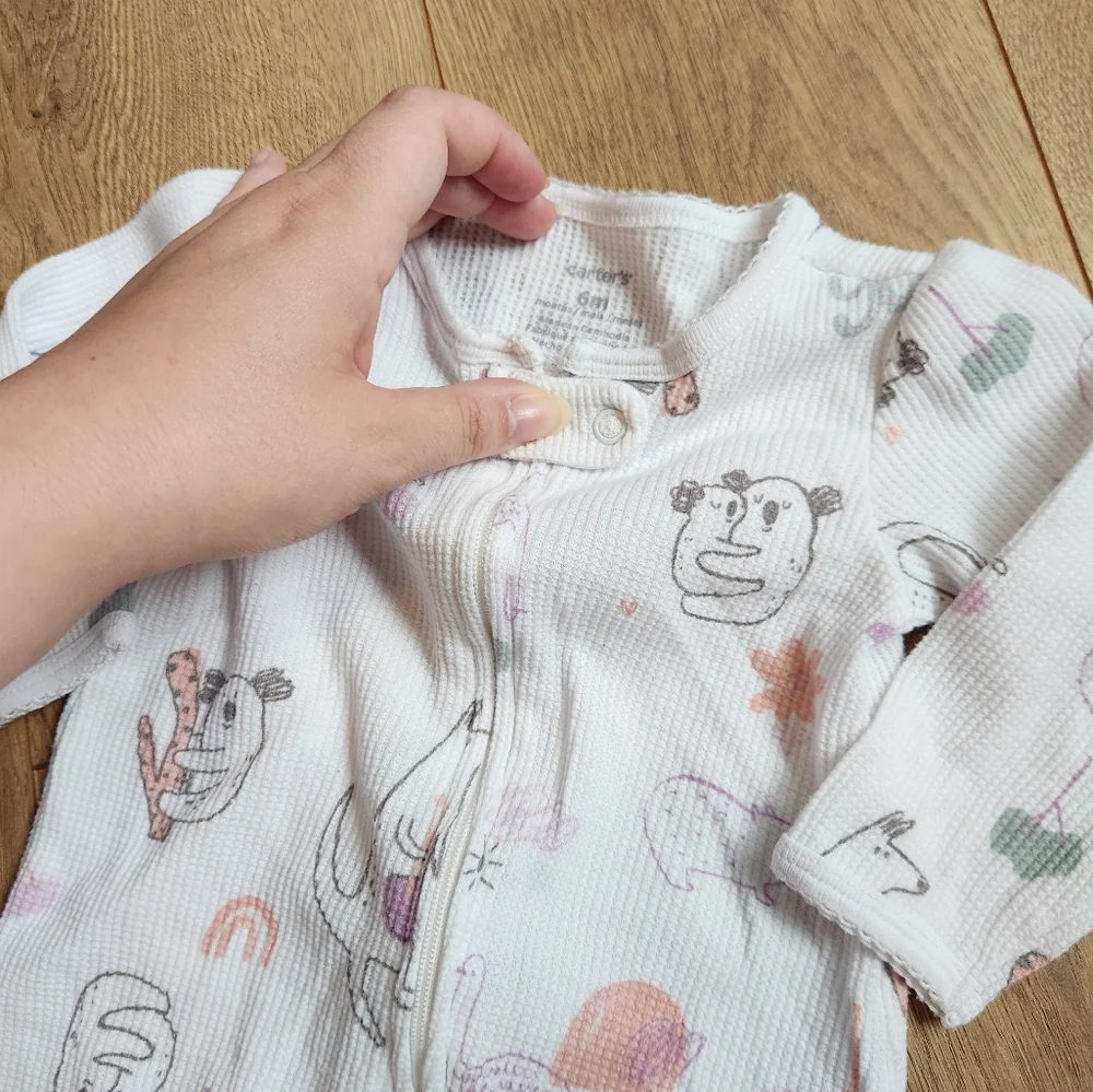 6m Carter's Waffle Knit Sleeper